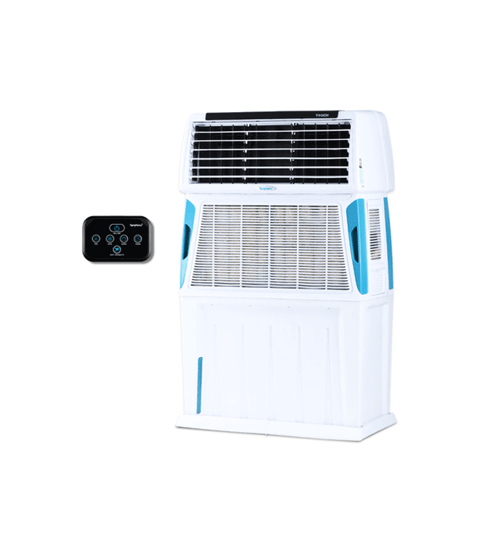 Symphony 110L Touch 110 205 W Desert Air Cooler (White)