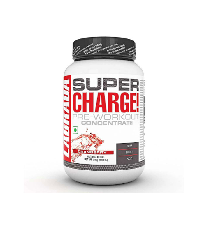 Labrada Super Charge Pre Workouts, 0.69 lb, Cranberry